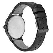  Shop Authentic Hugo Boss Modern Grey Dial Black Leather Strap Watch for Men - 1513540 - Luxxuri