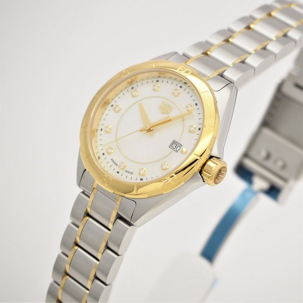  Shop Authentic Tag Heuer Formula 1 Diamonds Mother of Pearl White Dial Two Tone Steel Strap Watch for Women - WBJ1421.BB0648 - Luxxuri