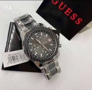  Shop Authentic Guess Octane Chronograph Black Dial Two Tone Steel Strap Watch for Men - W1046G1 - Luxxuri
