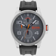  Shop Authentic Hugo Boss Detroit Sport Analog Grey Dial Grey Rubber Strap Watch For Men - 1550007 - Luxxuri