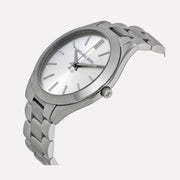  Shop Authentic Michael Kors Slim Runway Silver Dial Silver Stainless Steel Strap Watch for Women - MK3178 - Luxxuri