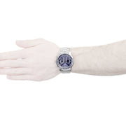  Shop Authentic Guess Horizon Chronograph Quartz Blue Dial Silver Steel Strap Watch for Men - W0379G3 - Luxxuri