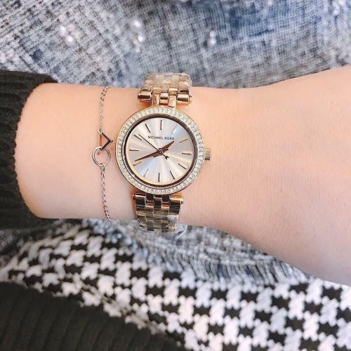  Shop Authentic Michael Kors Darci Rose Gold Dial Rose Gold Steel Strap Watch for Women - MK3431 - Luxxuri