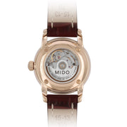  Shop Authentic Mido Baroncelli III Automatic Silver Dial Brown Leather Strap Watch For Women - M7600.2.21.8 - Luxxuri
