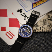  Shop Authentic Seiko 5 Sports Automatic Blue Dial Black NATO Strap Watch for Men - SBSA098 - Luxxuri