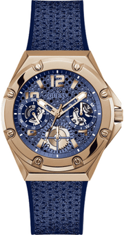  Shop Authentic Guess Asteria Multifunction Blue Dial Blue Rubber Strap Watch For Women - GW0620L3 - Luxxuri