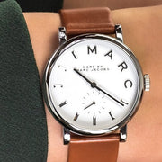  Shop Authentic Marc Jacobs Baker White Dial Brown Leather Strap Watch for Women - MBM1265 - Luxxuri