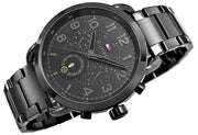  Shop Authentic Tommy Hilfiger Briggs Black Dial Black Steel Strap Watch for Men  - 1791423 - Luxxuri