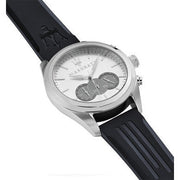  Shop Authentic Maserati Traguardo Chronograph Silver Dial Black Rubber Strap Watch for Men - R8871612012 - Luxxuri
