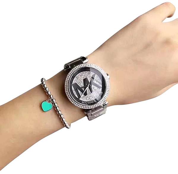 Shop Authentic Michael Kors Parker Silver Dial Silver Steel Strap Watch for Women - MK5925 - Luxxuri