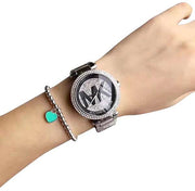  Shop Authentic Michael Kors Parker Silver Dial Silver Steel Strap Watch for Women - MK5925 - Luxxuri