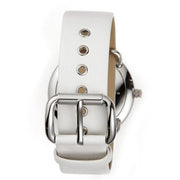 Shop Authentic Marc Jacobs Amy White Dial White Leather Strap Watch for Women - MBM1136 - Luxxuri