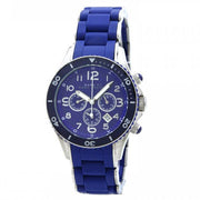  Shop Authentic Marc Jacobs Rock Chronograph Blue Dial Blue Silicone Strap Watch for Women - MBM2548 - Luxxuri