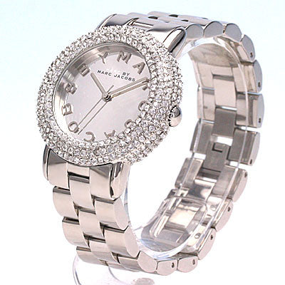  Shop Authentic Marc Jacobs Marci Silver Dial Silver Steel Strap Watch for Women - MBM3190 - Luxxuri