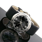  Shop Authentic Marc Jacobs Amy Black Dial Black Leather Strap Watch for Women - MBM1140 - Luxxuri