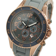  Shop Authentic Marc Jacobs Rock Chronograph Grey Dial Grey Silicone Strap Watch for Women - MBM2550 - Luxxuri