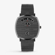  Shop Authentic Gucci Grip Quartz Grey Dial Grey Steel Strap Watch For Men - YA157429 - Luxxuri