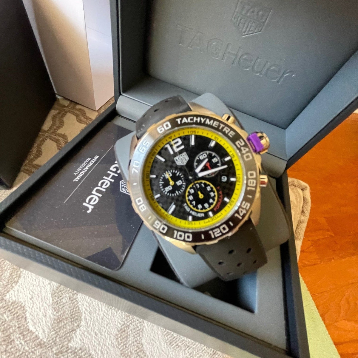  Shop Authentic Tag Heuer Formula 1 Black Dial Men's Watch - CAZ101AC.FT8024 - Luxxuri