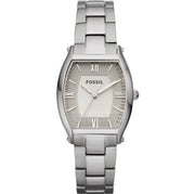  Shop Authentic Fossil Wallace Designer Silver Dial Silver Steel Strap Watch for Women - ES3057 - Luxxuri
