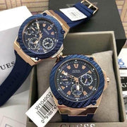  Shop Authentic Guess Zena Blue Dial Blue Silicone Strap Watch For Women - W1049L2 - Luxxuri