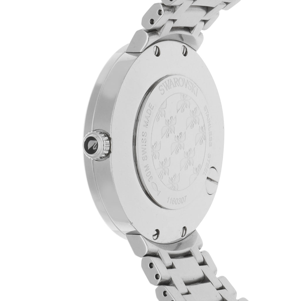  Shop Authentic Swarovski Lovely Crystal Mother of Pearl Dial Silver Steel Strap Watch for Women - 1160307 - Luxxuri