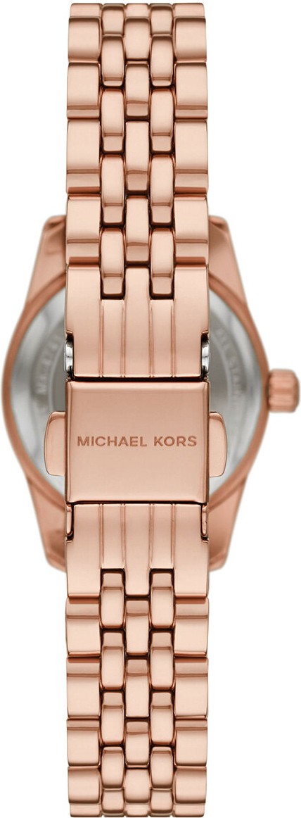  Shop Authentic Michael Kors Lexington Three Hand Rose Gold Dial Rose Gold Steel Strap Watch For Women - MK4739 - Luxxuri
