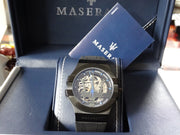  Shop Authentic Maserati Potenza Automatic Black Dial Black Leather Strap Watch For Men - R8821108009 - Luxxuri