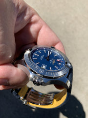  Shop Authentic Breitling Avenger Automatic 43mm Blue Dial Blue Nylon Strap Watch for Men - A17318101C1X2 - Luxxuri