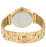  Shop Authentic Guess Soho Champagne Dial Stainless Steel Mesh Bracelet Watch For Women - W0638L2 - Luxxuri