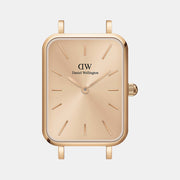  Shop Authentic Daniel Wellington Quadro Unitone Rose Gold Dial Rose Gold Mesh Strap Watch For Women - DW00100484 - Luxxuri