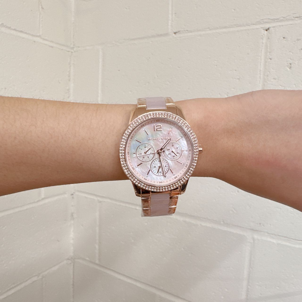  Shop Authentic Michael Kors Tibby Multifunction Rose Gold Dial Rose Gold Steel Strap Watch For Women - MK6928 - Luxxuri