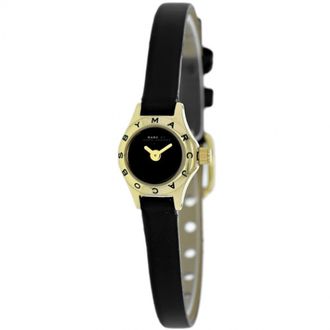 Shop Authentic Marc Jacobs Blade Black Dial Black Leather Strap Watch for Women - MBM1345 - Luxxuri