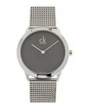  Shop Authentic Calvin Klein Minimal Grey Dial Silver Mesh Bracelet Watch for Women - K3M2212X - Luxxuri