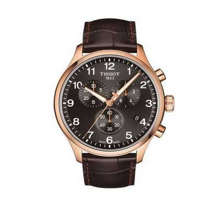  Shop Authentic Tissot T Sport Chrono XL Classic Brown Dial Brown Leather Strap Watch For Men - T116.617.36.057.01 - Luxxuri