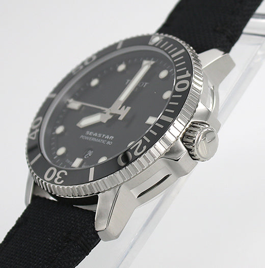  Shop Authentic Tissot Seastar 1000 Powermatic 80 Black Dial Black Nylon Strap Watch For Men - T120.407.17.051.00 - Luxxuri