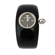  Shop Authentic Emporio Armani Casual Analog Black Dial Black Leather Strap Watch For Women - AR0739 - Luxxuri