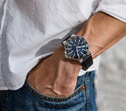 Shop Authentic Oris Aquis Date Blue Dial Black Rubber Strap Watch for Men - 0173377304152-0742464EB - Luxxuri