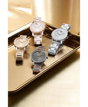  Shop Authentic Movado Bold Ceramic Silver Dial Silver Steel Strap Watch for Women - 3600638 - Luxxuri