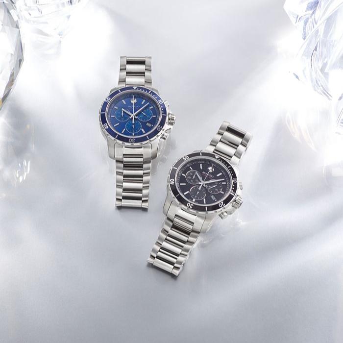  Shop Authentic Movado Series 800 Chronograph Blue Dial Silver Steel Strap Watch For Men - 2600141 - Luxxuri