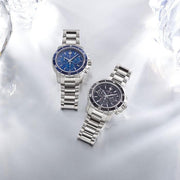  Shop Authentic Movado Series 800 Chronograph Blue Dial Silver Steel Strap Watch For Men - 2600141 - Luxxuri