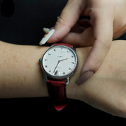  Shop Authentic Gucci G Timeless Automatic Silver Dial Red Leather Strap Watch For Men - YA126346 - Luxxuri