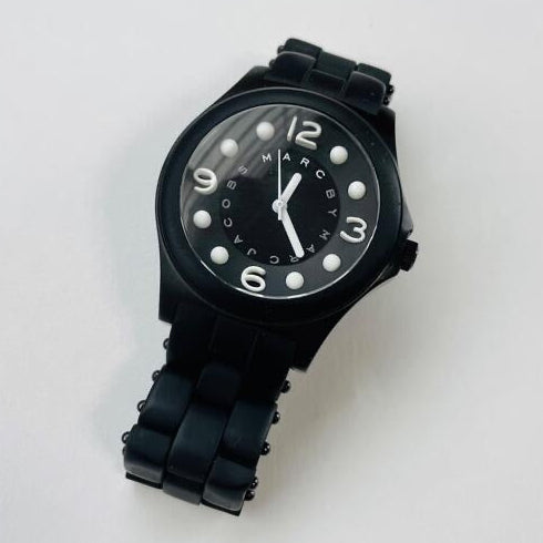  Shop Authentic Marc Jacobs Pelly Black Dial Black Silicone Strap Watch for Women - MBM2507 - Luxxuri