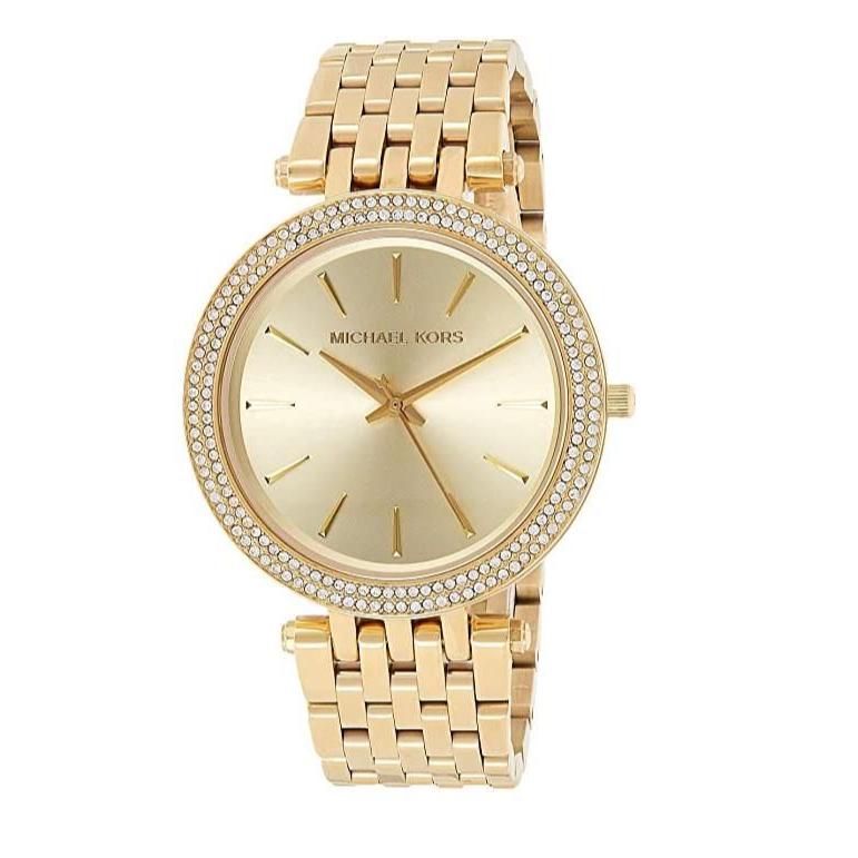  Shop Authentic Michael Kors Darci Silver Dial Gold Stainless Steel Strap Watch for Women - MK3191 - Luxxuri