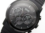  Shop Authentic Hugo Boss Modern Black Dial Black Rubber Strap Watch for Men - 1512639 - Luxxuri