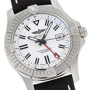  Shop Authentic Breitling Avenger Automatic GMT 43 White Dial Black Nylon Strap Watch for Men - A32397101A1X1 - Luxxuri