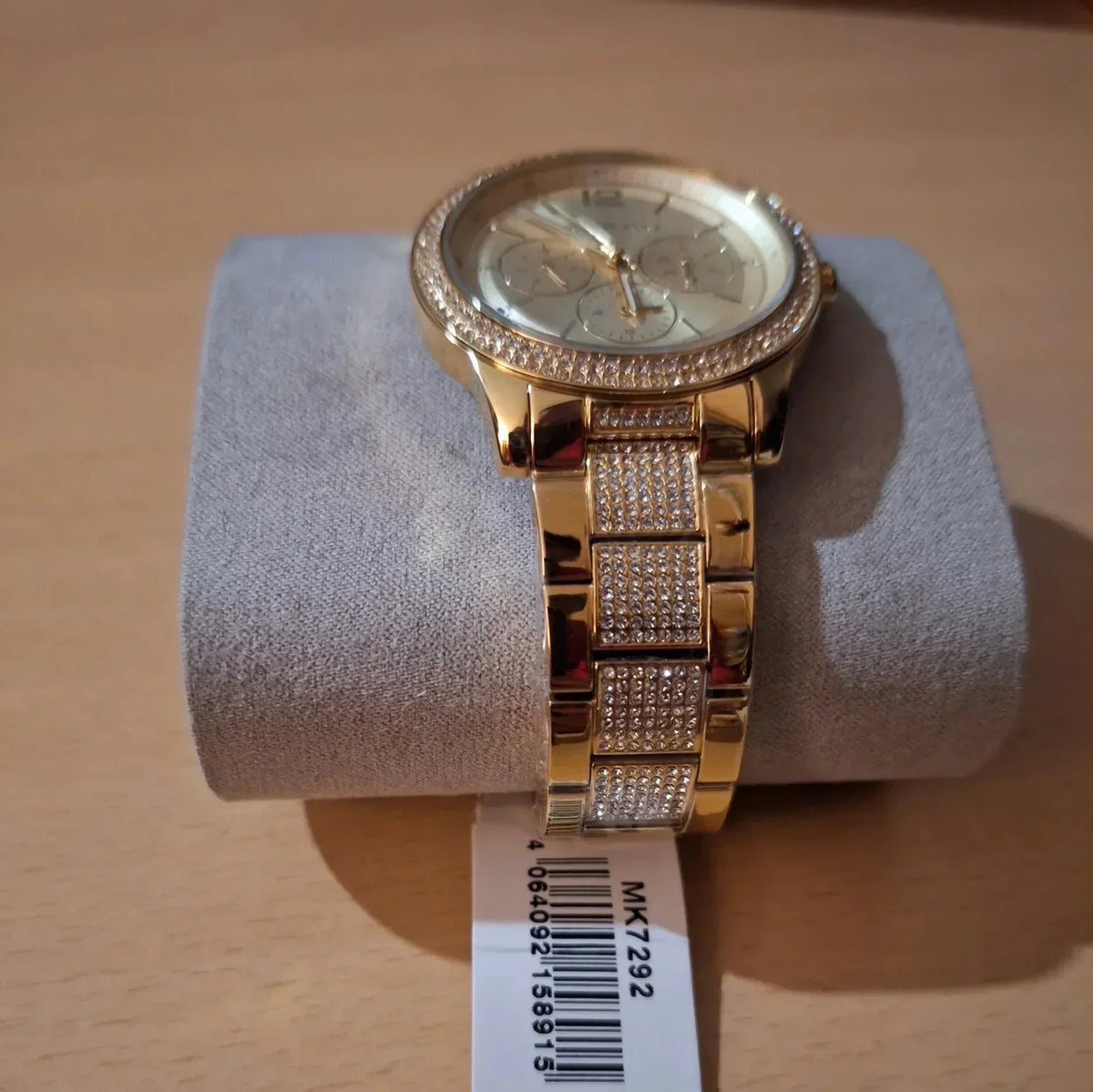  Shop Authentic Michael Kors Tibby Multifunction Gold Dial Gold Steel Strap Watch For Women - MK7292 - Luxxuri