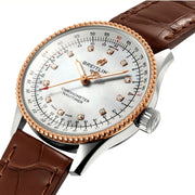  Shop Authentic Breitling Navitimer Automatic 38mm Leather Strap Mens Watch - A17325211G1P1 - Luxxuri