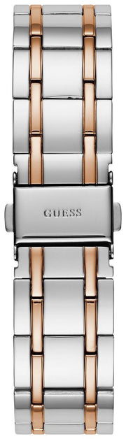  Shop Authentic Guess Montauk Silver Dial Two Tone Steel Strap Watch For Women - W0933L6 - Luxxuri