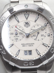  Shop Authentic Tag Heuer Aquaracer White Dial Watch for Men - WAY111Y.BA0928 - Luxxuri