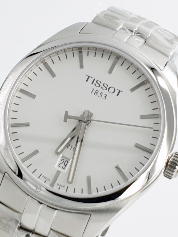  Shop Authentic Tissot PR 100 Quartz White Dial Silver Steel Strap Watch For Women - T101.410.11.031.00 - Luxxuri